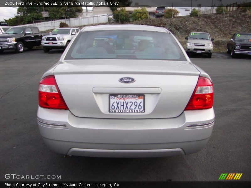 Silver Birch Metallic / Shale Grey 2006 Ford Five Hundred SEL