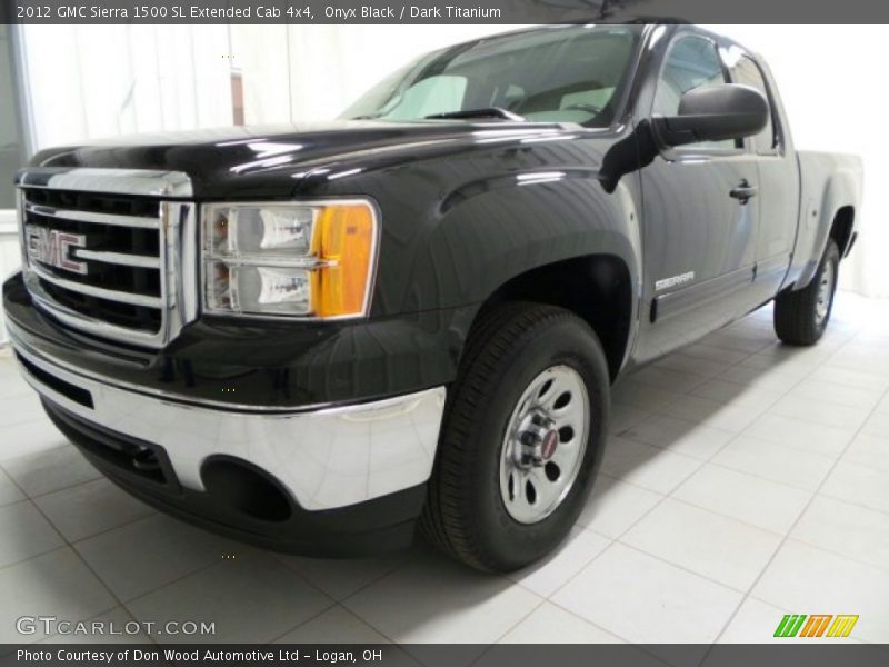 Onyx Black / Dark Titanium 2012 GMC Sierra 1500 SL Extended Cab 4x4