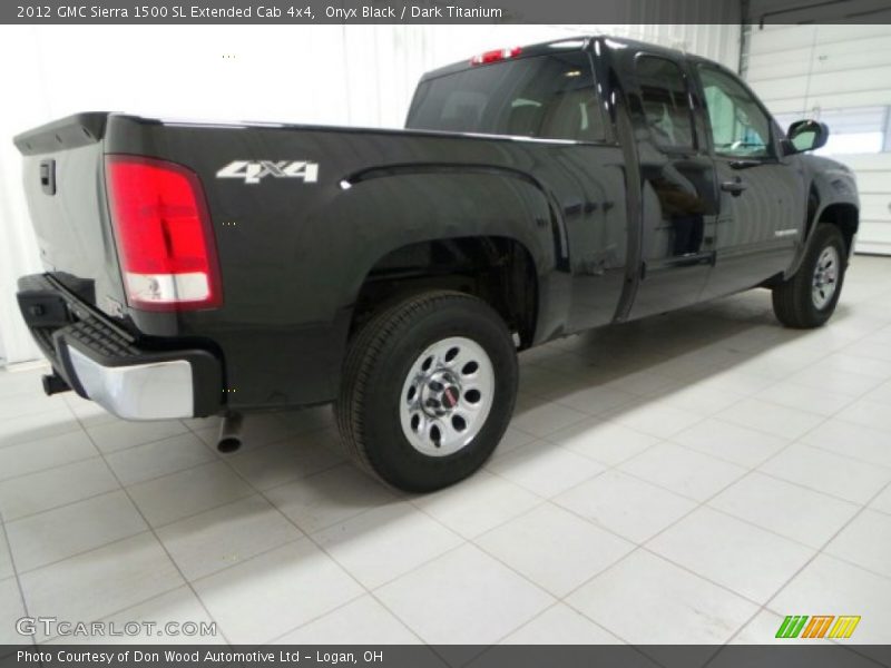 Onyx Black / Dark Titanium 2012 GMC Sierra 1500 SL Extended Cab 4x4