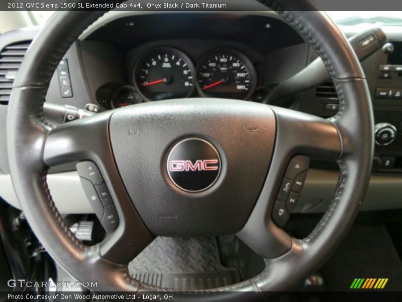 Onyx Black / Dark Titanium 2012 GMC Sierra 1500 SL Extended Cab 4x4