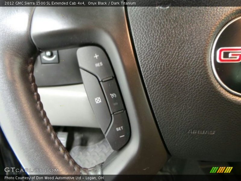 Onyx Black / Dark Titanium 2012 GMC Sierra 1500 SL Extended Cab 4x4