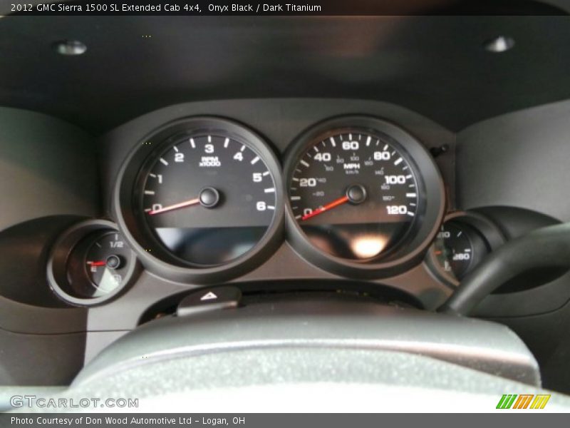 Onyx Black / Dark Titanium 2012 GMC Sierra 1500 SL Extended Cab 4x4