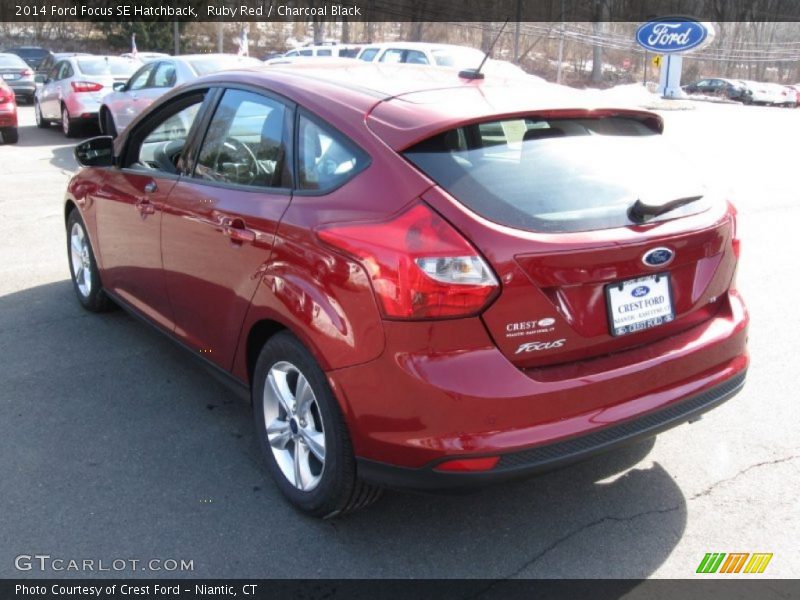 Ruby Red / Charcoal Black 2014 Ford Focus SE Hatchback