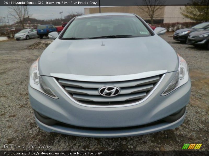 Iridescent Silver Blue Pearl / Gray 2014 Hyundai Sonata GLS