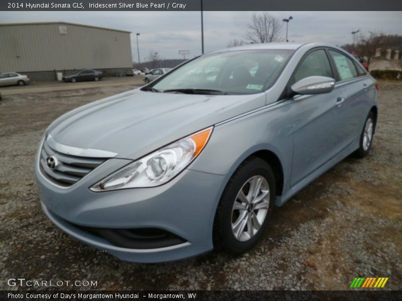 Iridescent Silver Blue Pearl / Gray 2014 Hyundai Sonata GLS