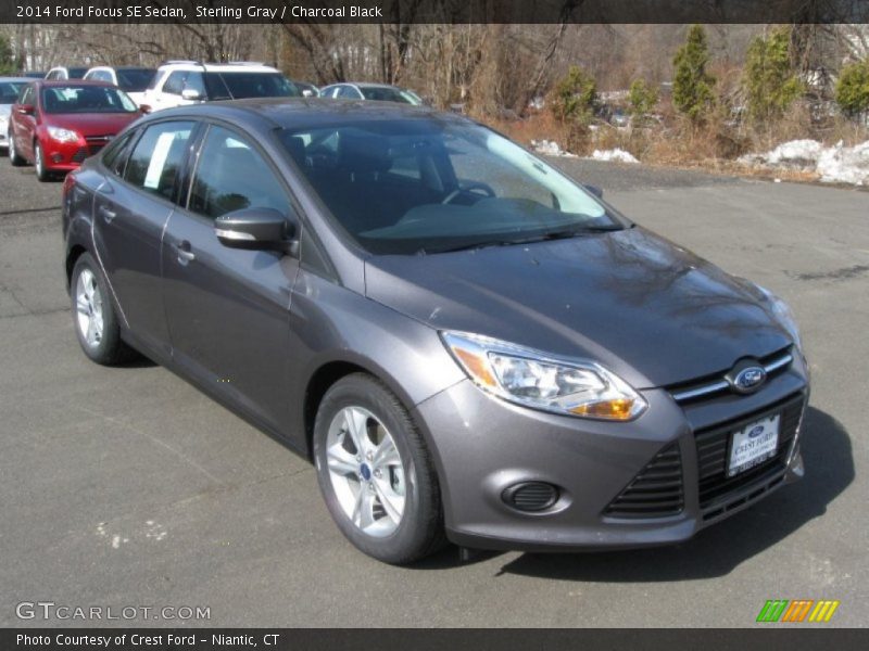 Sterling Gray / Charcoal Black 2014 Ford Focus SE Sedan