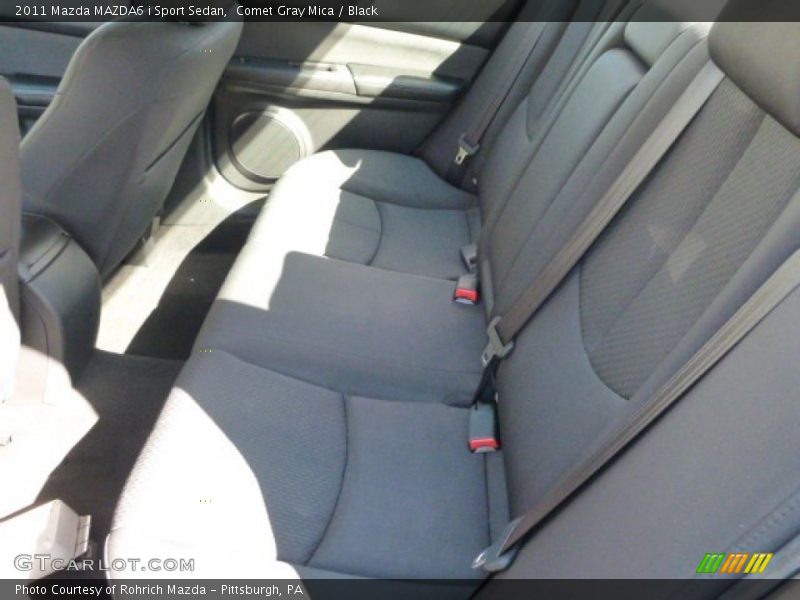 Comet Gray Mica / Black 2011 Mazda MAZDA6 i Sport Sedan