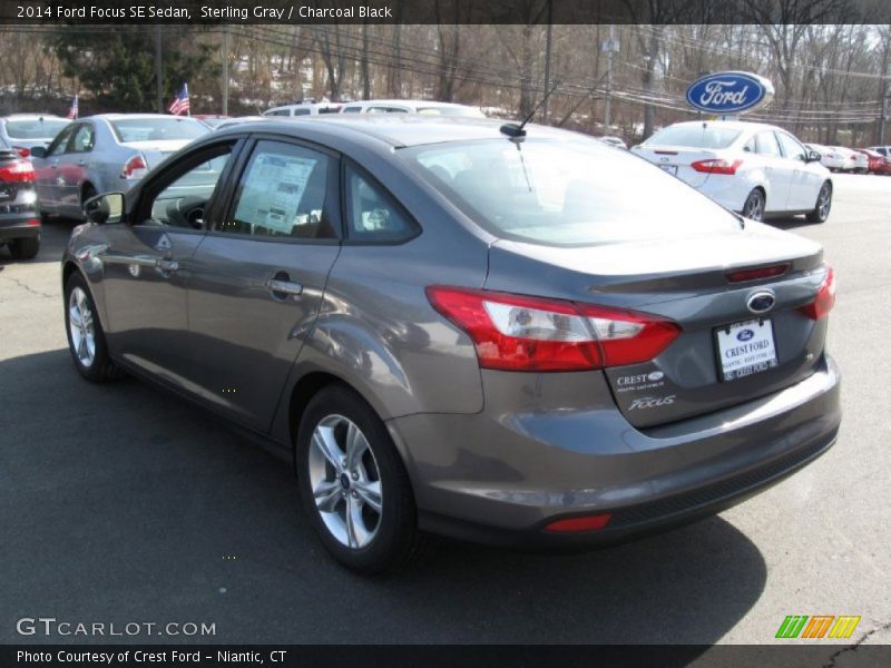 Sterling Gray / Charcoal Black 2014 Ford Focus SE Sedan