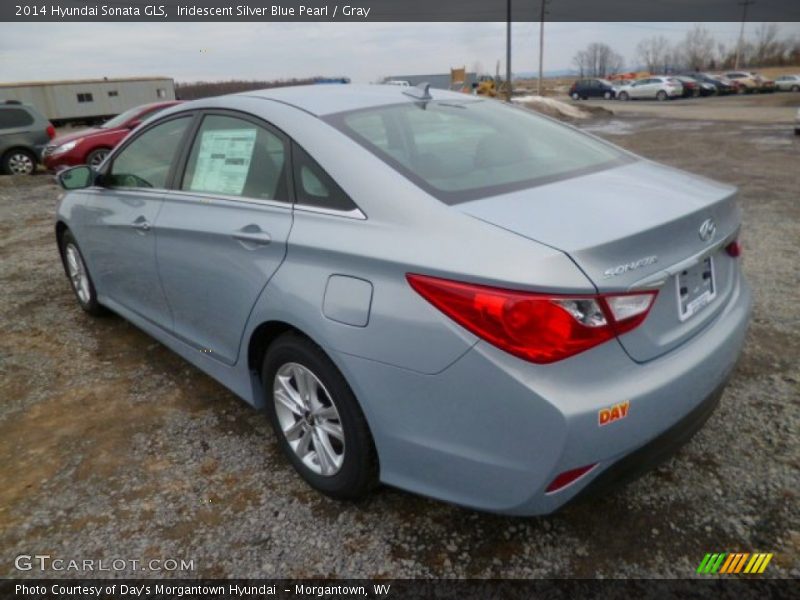 Iridescent Silver Blue Pearl / Gray 2014 Hyundai Sonata GLS