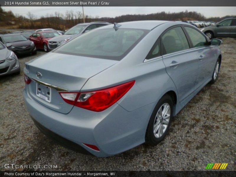 Iridescent Silver Blue Pearl / Gray 2014 Hyundai Sonata GLS