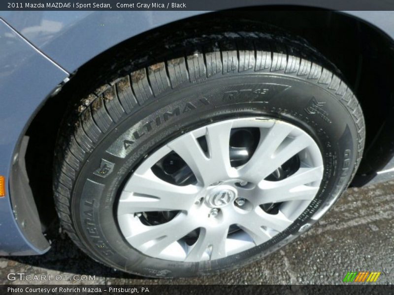 Comet Gray Mica / Black 2011 Mazda MAZDA6 i Sport Sedan