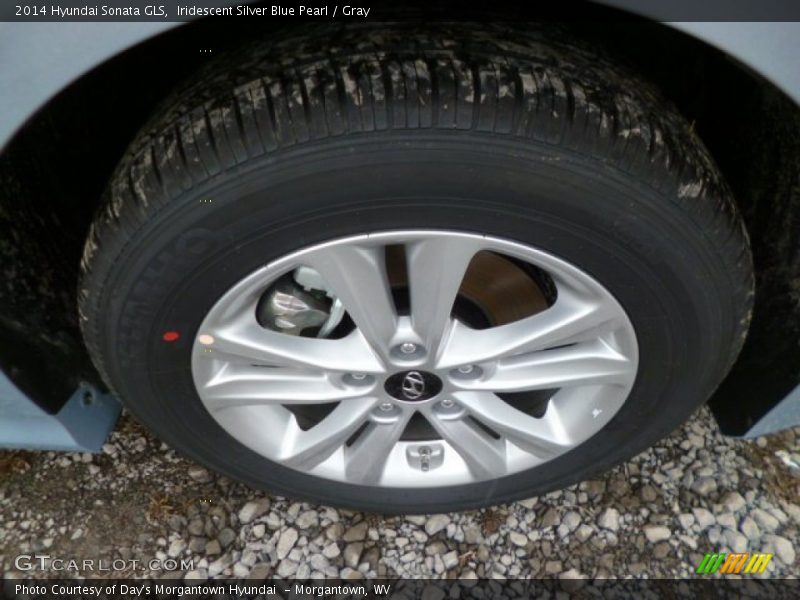 Iridescent Silver Blue Pearl / Gray 2014 Hyundai Sonata GLS