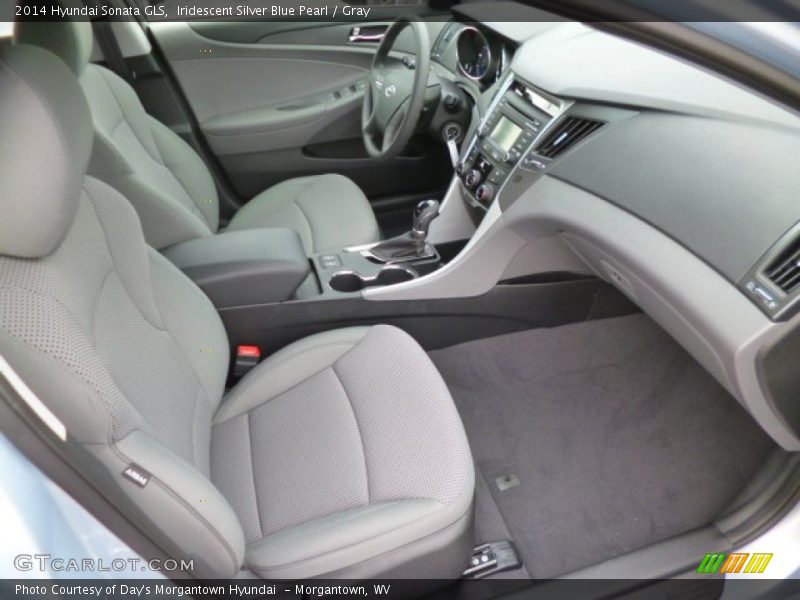Iridescent Silver Blue Pearl / Gray 2014 Hyundai Sonata GLS