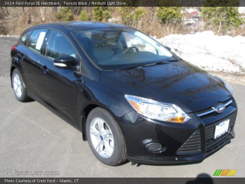 Tuxedo Black / Medium Light Stone 2014 Ford Focus SE Hatchback