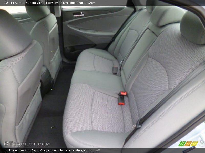 Iridescent Silver Blue Pearl / Gray 2014 Hyundai Sonata GLS
