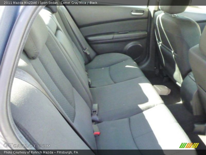 Comet Gray Mica / Black 2011 Mazda MAZDA6 i Sport Sedan