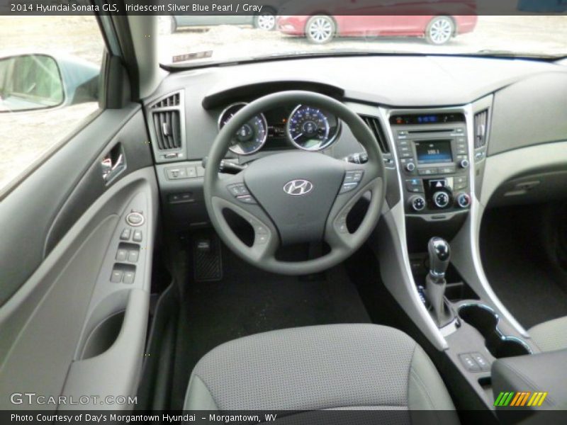 Iridescent Silver Blue Pearl / Gray 2014 Hyundai Sonata GLS