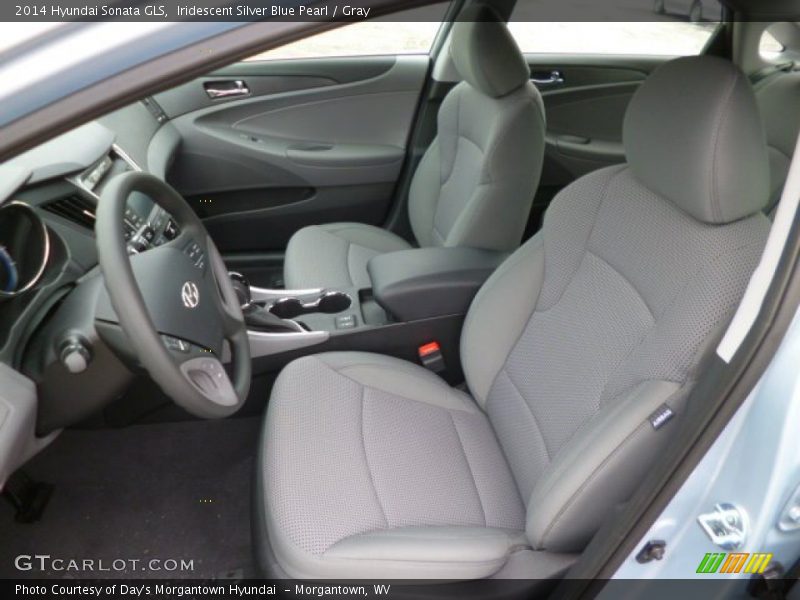 Iridescent Silver Blue Pearl / Gray 2014 Hyundai Sonata GLS