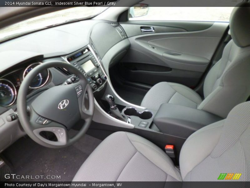 Iridescent Silver Blue Pearl / Gray 2014 Hyundai Sonata GLS