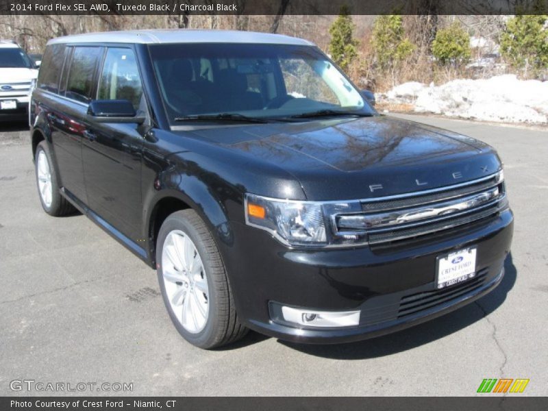 Tuxedo Black / Charcoal Black 2014 Ford Flex SEL AWD