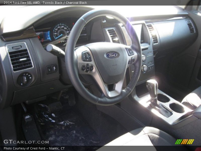 Tuxedo Black / Charcoal Black 2014 Ford Flex SEL AWD
