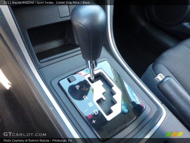 Comet Gray Mica / Black 2011 Mazda MAZDA6 i Sport Sedan