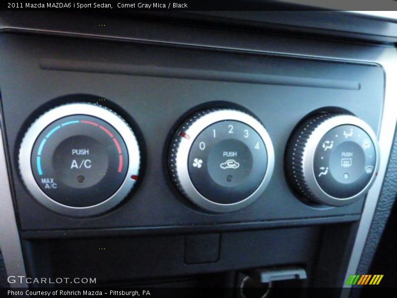 Comet Gray Mica / Black 2011 Mazda MAZDA6 i Sport Sedan