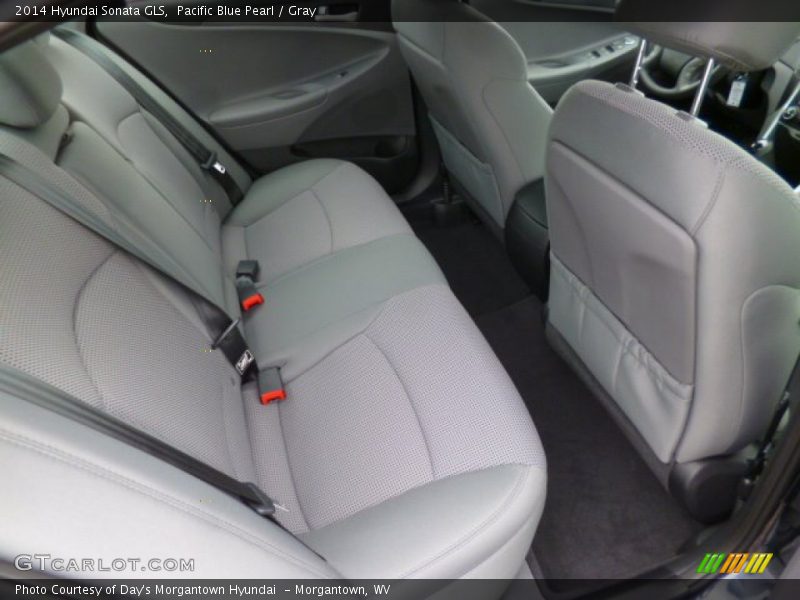 Pacific Blue Pearl / Gray 2014 Hyundai Sonata GLS