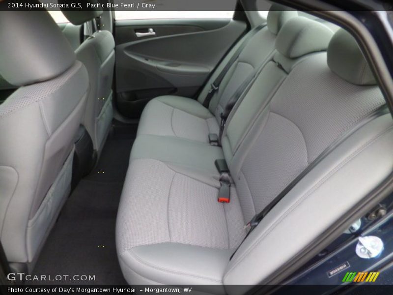 Pacific Blue Pearl / Gray 2014 Hyundai Sonata GLS
