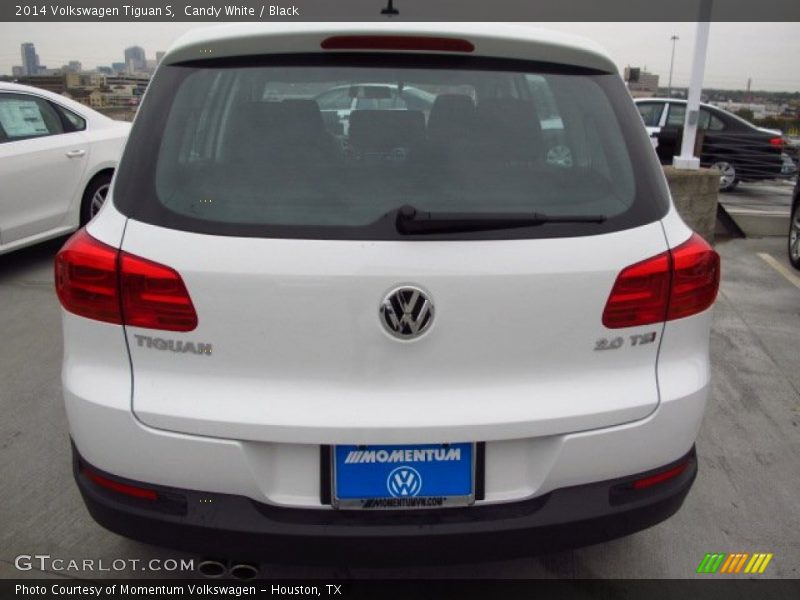 Candy White / Black 2014 Volkswagen Tiguan S