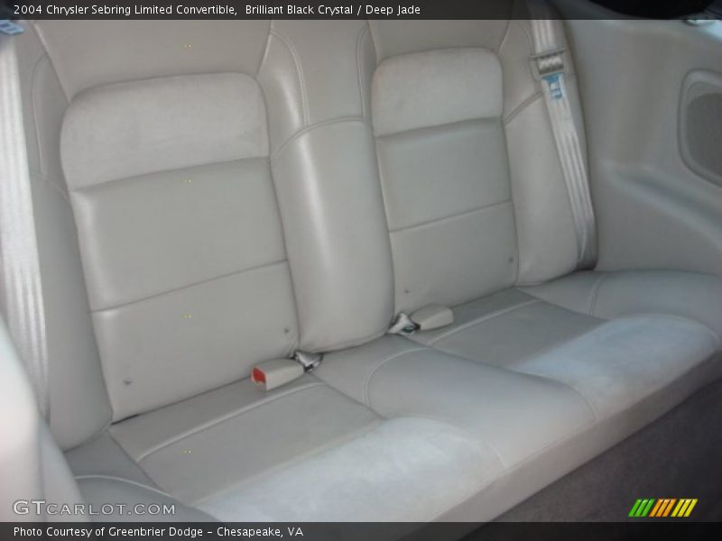Brilliant Black Crystal / Deep Jade 2004 Chrysler Sebring Limited Convertible