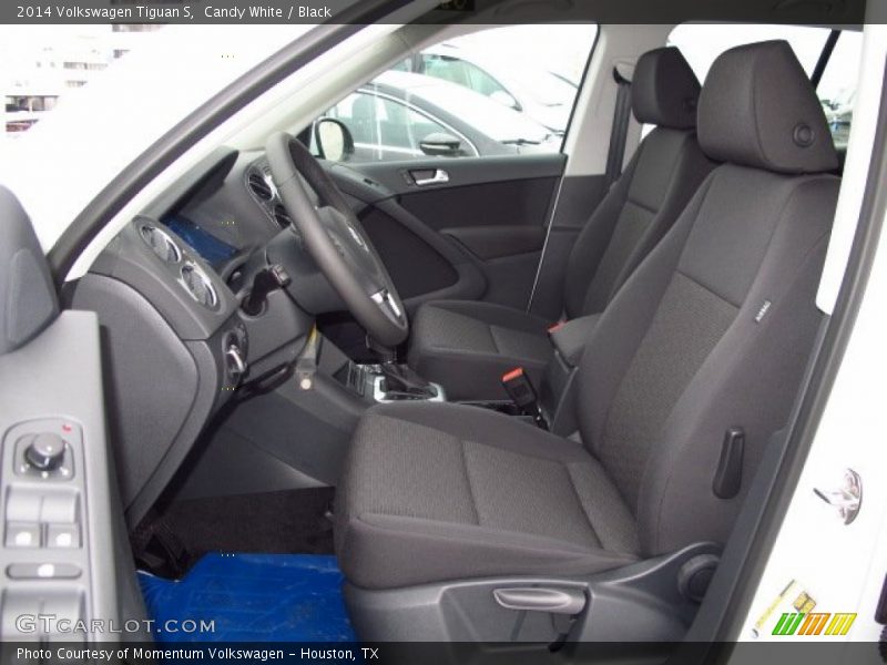 Candy White / Black 2014 Volkswagen Tiguan S