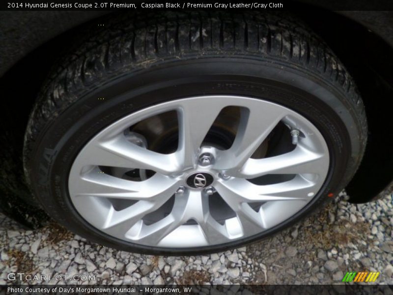 Caspian Black / Premium Gray Leather/Gray Cloth 2014 Hyundai Genesis Coupe 2.0T Premium