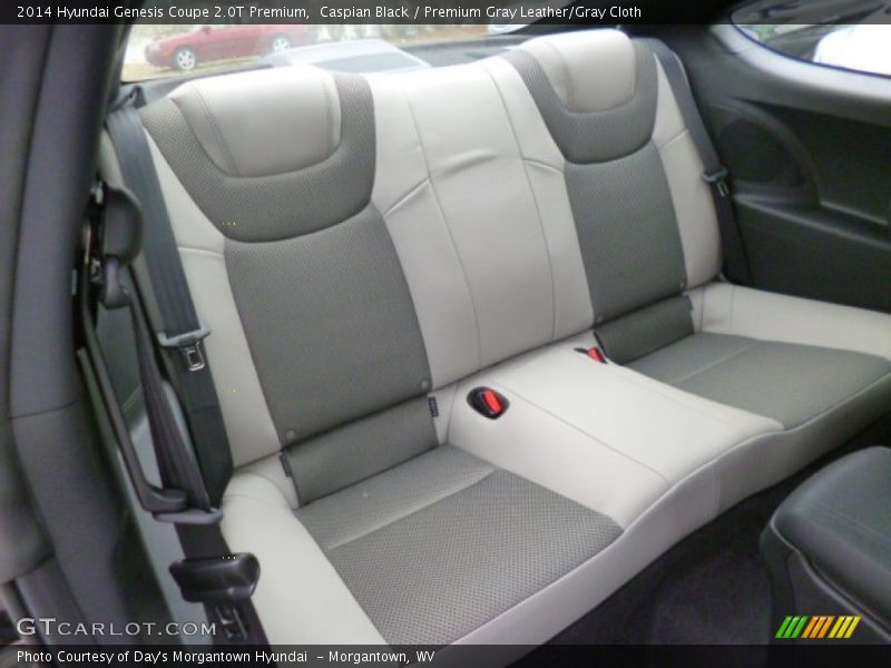 Caspian Black / Premium Gray Leather/Gray Cloth 2014 Hyundai Genesis Coupe 2.0T Premium