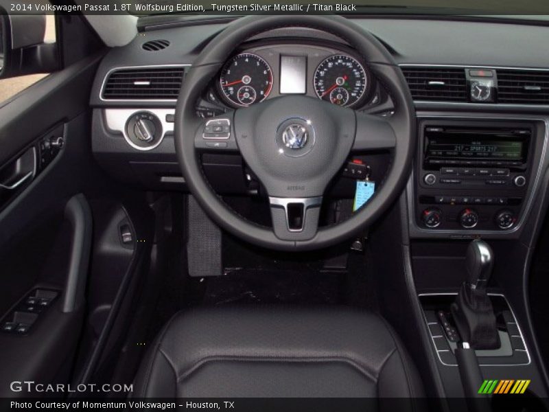 Tungsten Silver Metallic / Titan Black 2014 Volkswagen Passat 1.8T Wolfsburg Edition