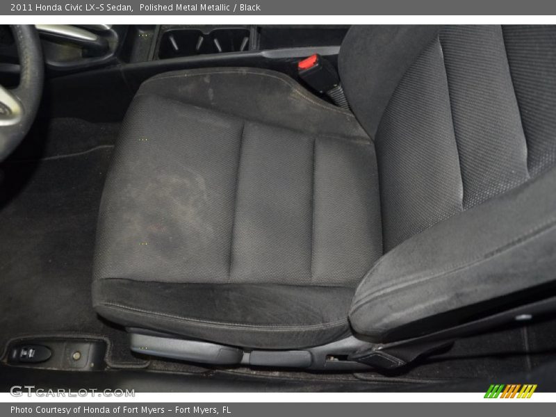 Polished Metal Metallic / Black 2011 Honda Civic LX-S Sedan