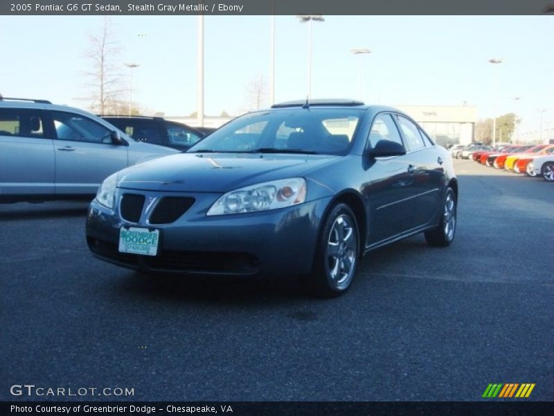 Stealth Gray Metallic / Ebony 2005 Pontiac G6 GT Sedan