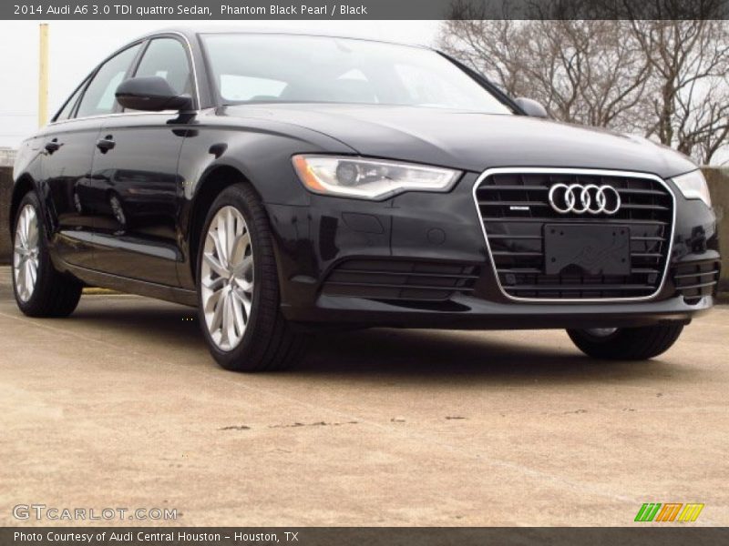 Phantom Black Pearl / Black 2014 Audi A6 3.0 TDI quattro Sedan
