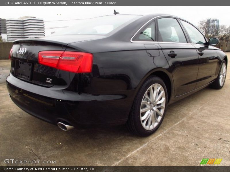 Phantom Black Pearl / Black 2014 Audi A6 3.0 TDI quattro Sedan