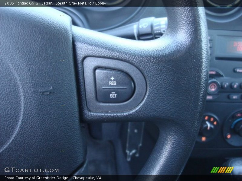 Stealth Gray Metallic / Ebony 2005 Pontiac G6 GT Sedan