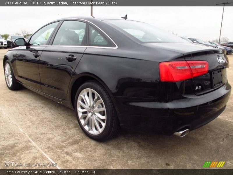 Phantom Black Pearl / Black 2014 Audi A6 3.0 TDI quattro Sedan