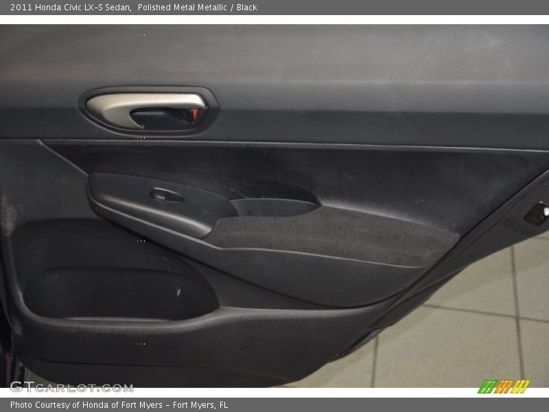 Polished Metal Metallic / Black 2011 Honda Civic LX-S Sedan