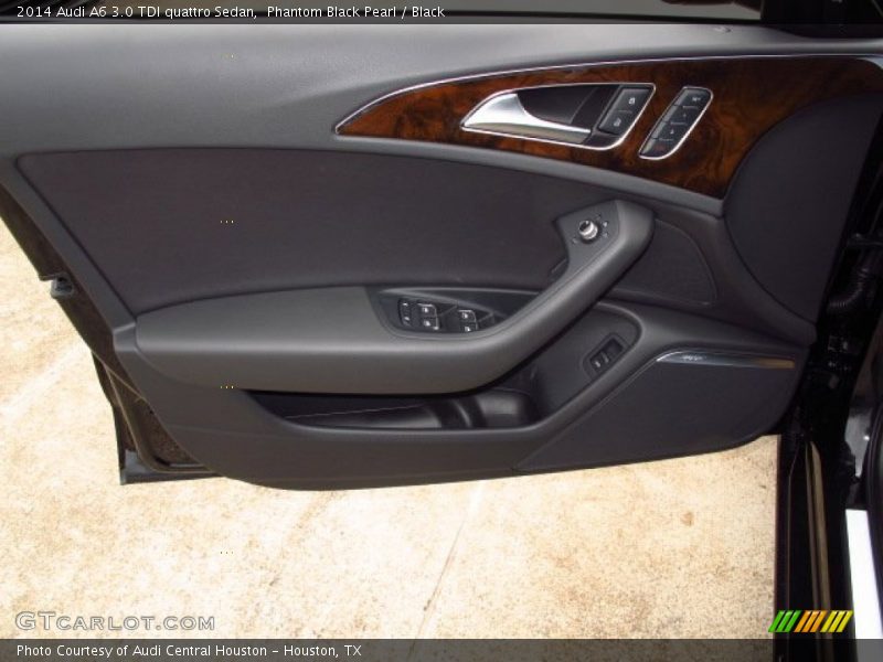 Phantom Black Pearl / Black 2014 Audi A6 3.0 TDI quattro Sedan