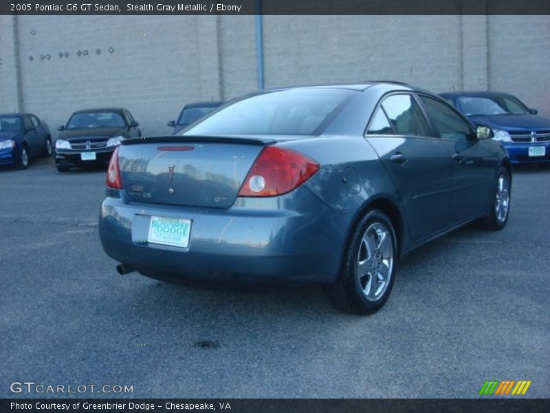 Stealth Gray Metallic / Ebony 2005 Pontiac G6 GT Sedan