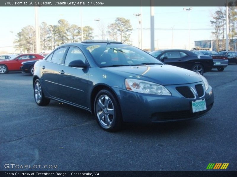 Stealth Gray Metallic / Ebony 2005 Pontiac G6 GT Sedan