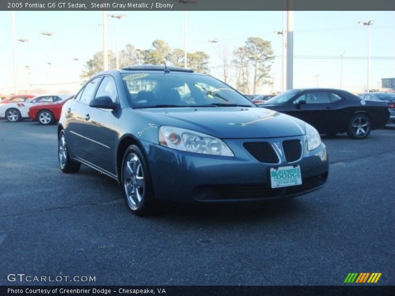 Stealth Gray Metallic / Ebony 2005 Pontiac G6 GT Sedan