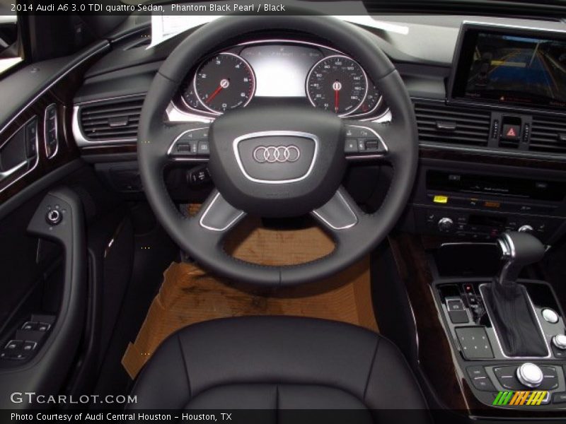 Phantom Black Pearl / Black 2014 Audi A6 3.0 TDI quattro Sedan