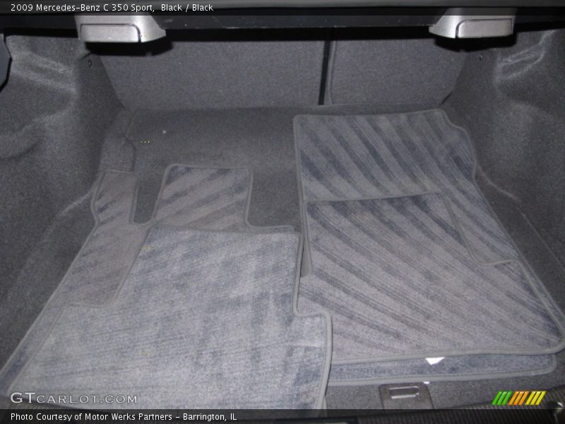 Black / Black 2009 Mercedes-Benz C 350 Sport