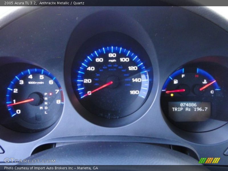 Anthracite Metallic / Quartz 2005 Acura TL 3.2