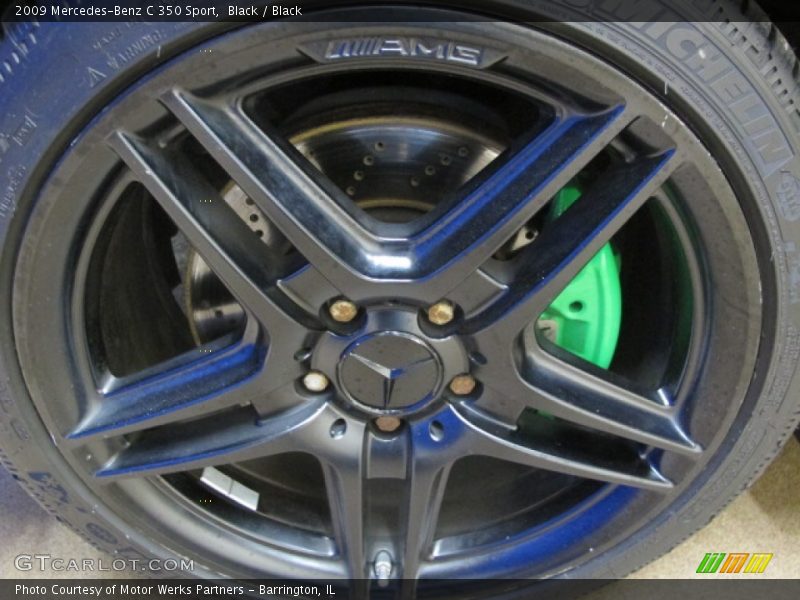Black / Black 2009 Mercedes-Benz C 350 Sport